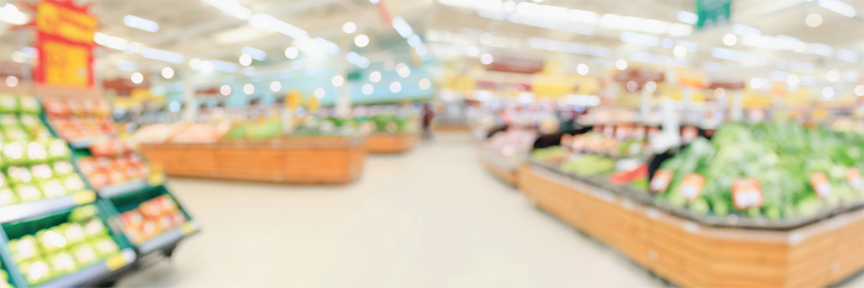 Image of supermarket produce shelves
